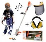 Игрушечная мотокоса с аккумулятором